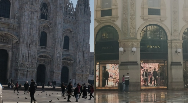 Milano deserta per il Coronavirus, il tour nel centro città spettrale
