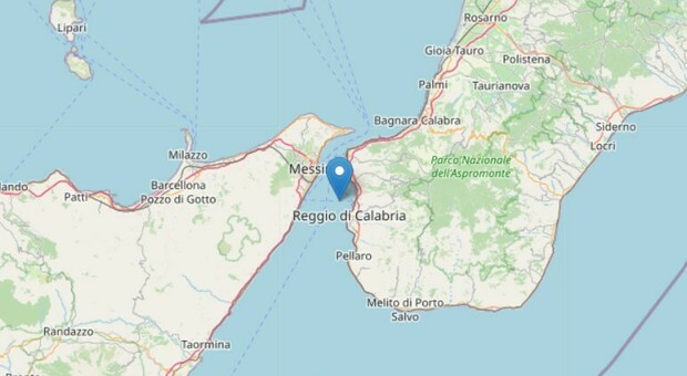 Terremoto a Reggio Calabria, scossa di magnitudo 2.9 nello Stretto di Messina