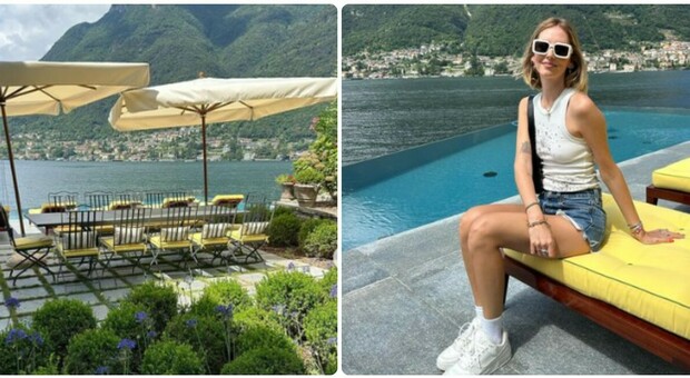 Chiara Ferragni, il weekend di lusso trascorso sul Lago di Como a Villa Bonomi: le foto della location da sogno