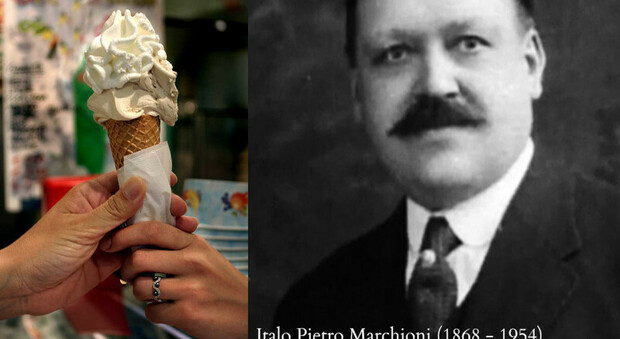 Italo Marchioni, il bellunese d'America che mise i gelati in cono