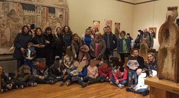 La comunità ucraina a Rieti in visita al Museo Civico