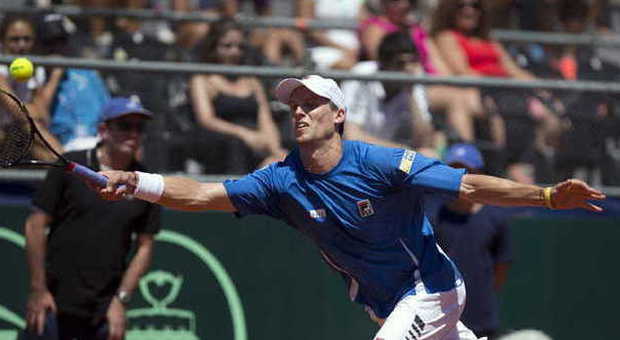 Coppa Davis, all'Argentina il primo punto Seppi sconfitto da Berlocq