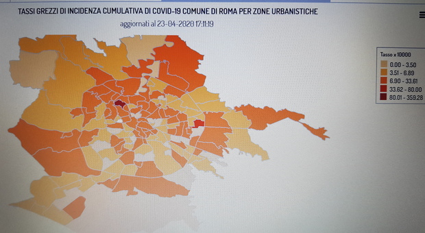 Coronavirus Roma, la mappa del contagio in tutti i municipi: dallo 0 di San Lorenzo ai 44 di Prati