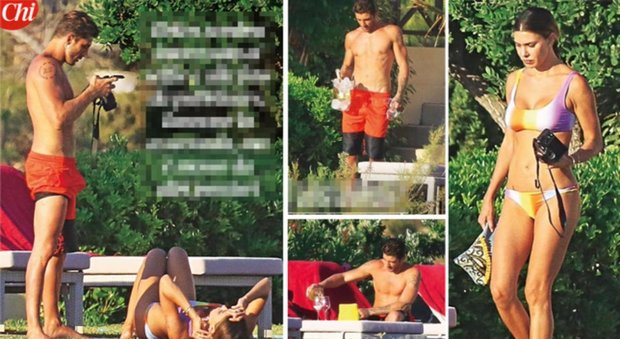Belen e Iannone in vacanza a Ibiza: champagne, selfie ed effusioni