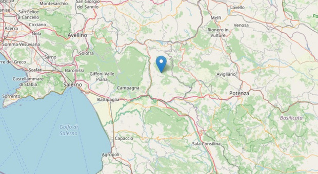 Lieve scossa di terremoto con epicentro a Colliano rilevata dall'ingv