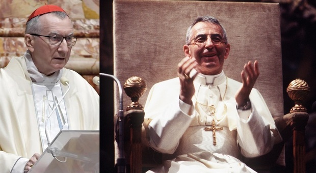 Il cardinale Parolin e Papa Luciani, presto beato