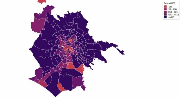 Roma, mappa contagi quartieri: dal Nomentano al Tuscolano, tutte le zone a più alta densità che rischiano
