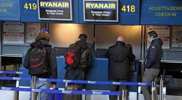 Ryanair, fine della caccia al posto. Poltrone assegnate al check-in