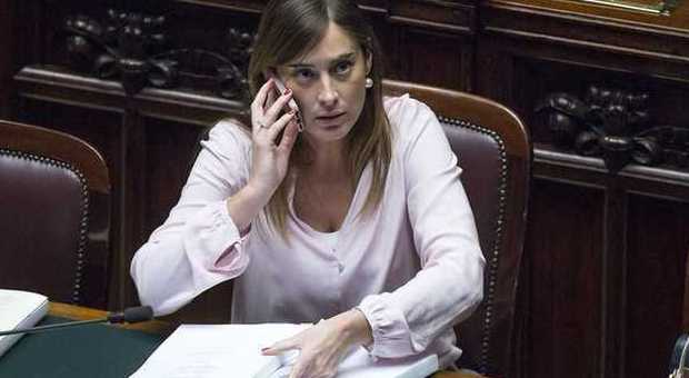 La ministra Boschi (Foto Monaldo/LaPresse)