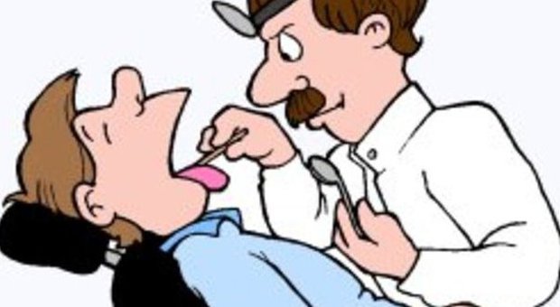 Una vignetta sul mestiere del dentista (lukor.com)