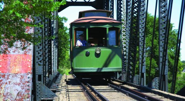 Fort Lincoln Trolley (credit to North Dakota Office of Tourism)