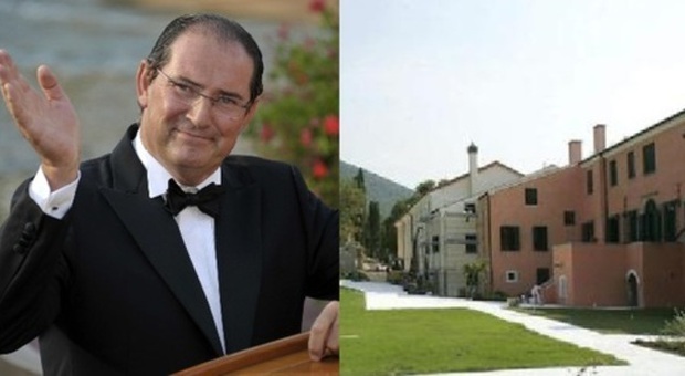 Giancarlo Galan e la villa ristrutturata sui colli Euganei