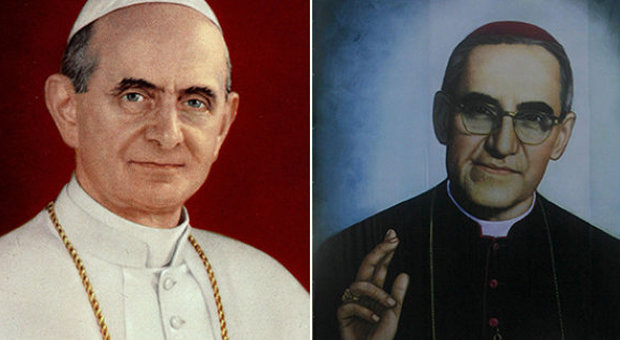Paolo VI e Romero saranno santi, sabato il Papa firma per la canonizzazione