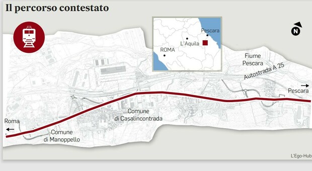 Ferrovia Roma-Pescara, la sfida dell’Abruzzo: decidiamo noi il percorso