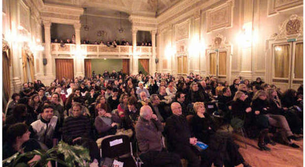 Il teatro della Filarmonica a Macerata