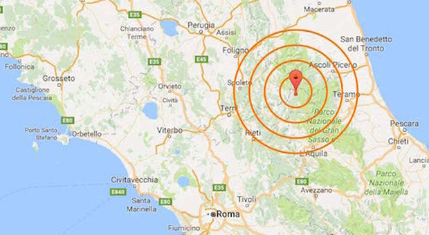 Terremoto, nuova scossa avvertita dalle popolazioni del cratere sismico: paura a Rieti
