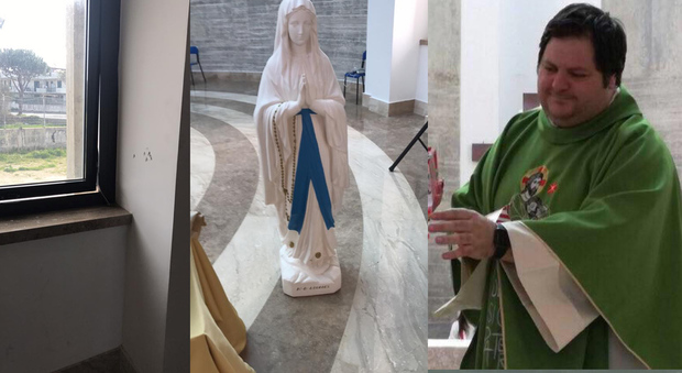 Giugliano, furto nella chiesa di Lago Patria: rubato l'impiato audio e il piedistallo della Madonna