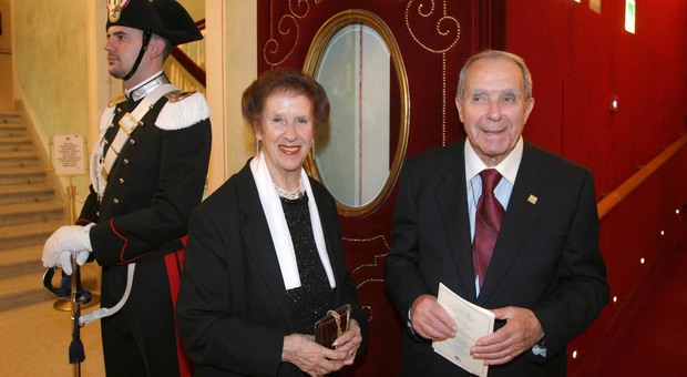 Wanda Benedetti con il marito Toni Barpi