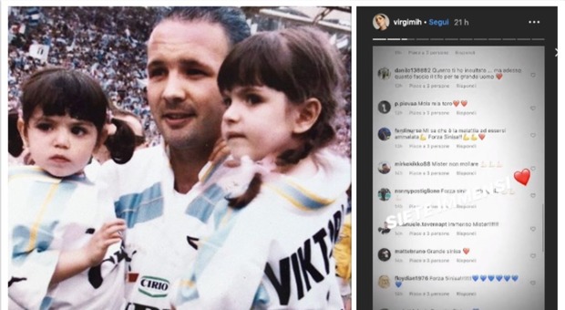 Sinisa Mihajlovic, il gesto commovente delle figlie Viktorija e Virginia: la doppia dedica su Instagram