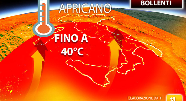 Meteo, sull'Italia in arrivo caldo africano: temperature fino a 40°