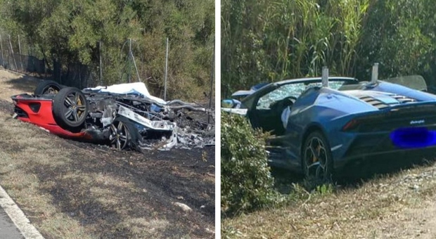 Scontro tra Ferrari e camper: due morti carbonizzati dopo il frontale in Sardegna. Distrutta nello schianto anche una Lamborghini