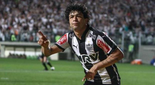 Luan festeggia il vantaggio dell'Atletico Mineiro