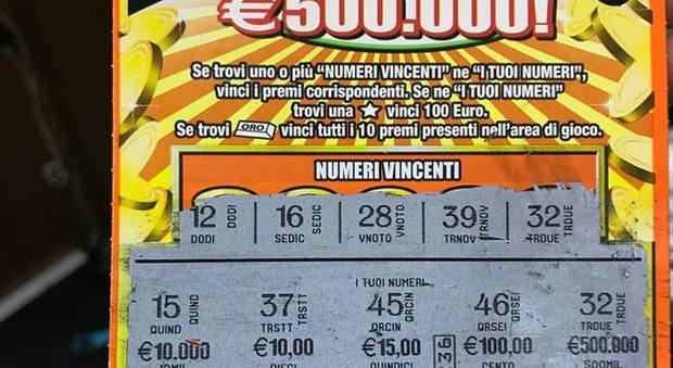 Fuorigrotta, vinti 500mila euro con un «Gratta e vinci»