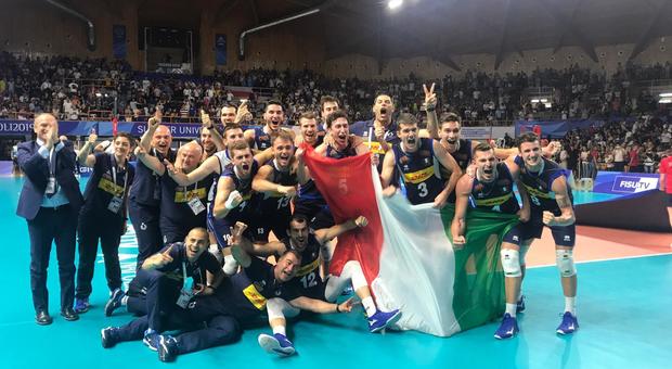 Chiusura col botto alle Universiadi: Italia d'oro nella pallavolo maschile