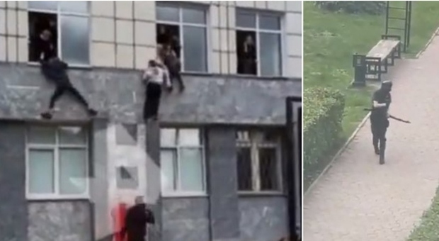 Russia, uomo spara all'università di Perm. «Morti e feriti», ragazzi si gettano dalle finestre