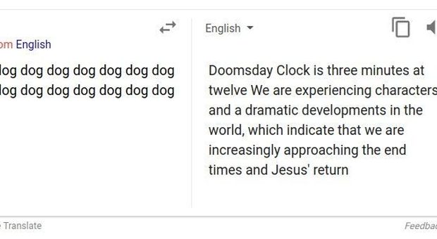 Google Translate, la profezia da fine del mondo se si traduce la parola "dog"