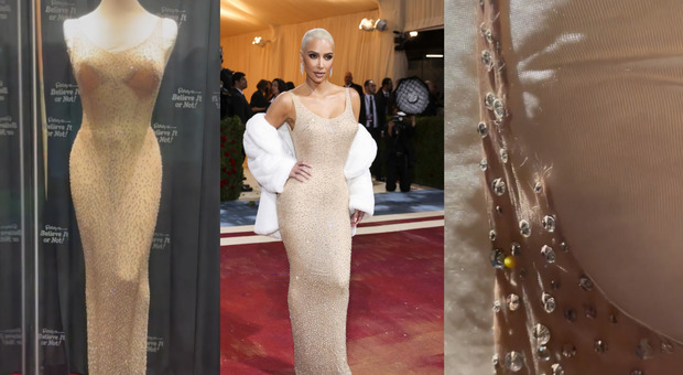 La Kardashian ha davvero rovinato l'abito di Marilyn? Il video "parla" chiaro (e mostra nuovi danni)
