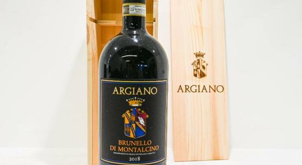 Una bottiglia di Brunello di Montalcino Docg 2018 Argiano, eletto “Miglior vino al mondo del 2023”