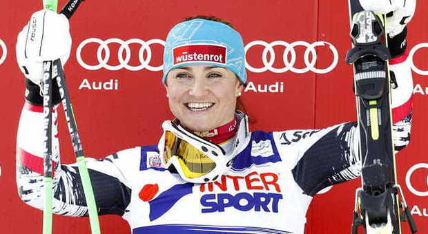 L'austriaca Elisabeth Goergl vince il SuperG di Cortina