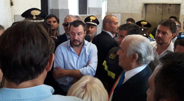 Salvini all'hotel di Porto Recanati