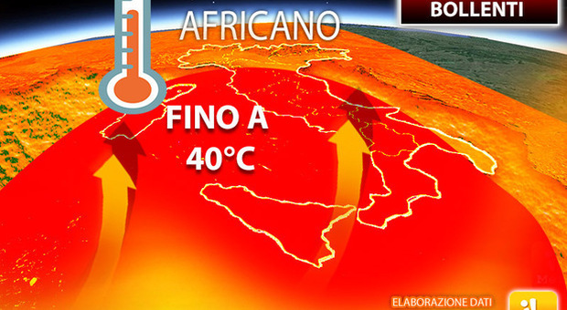 Meteo, in arrivo caldo africano: temperature fino a 40° PREVISIONI
