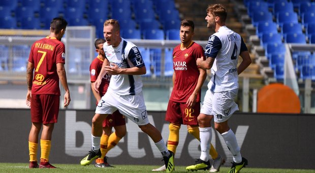 La Roma fa harakiri con il Chievo: avanti 2-0, si fa rimontare nel finale