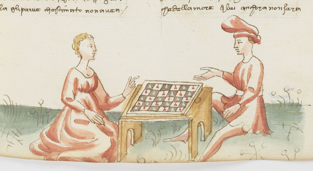 Dama, scacchi e l'amor cortese: storia dei giochi nelle novelle del 400