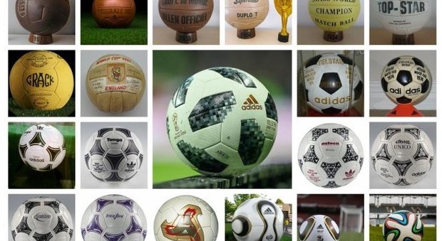 Mondiali di calcio 2018, tutti i palloni ufficiali dal 1930 a oggi