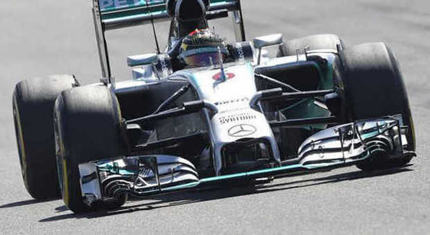 La Mercedes di Nico Rosberg a Hockenheim