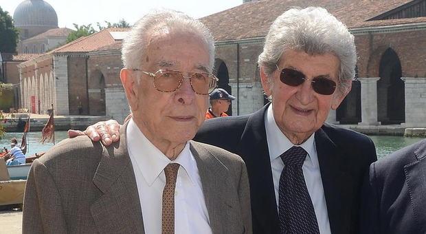 Giorgio Longo (a sinistra) con il suo successore Mario Rigo