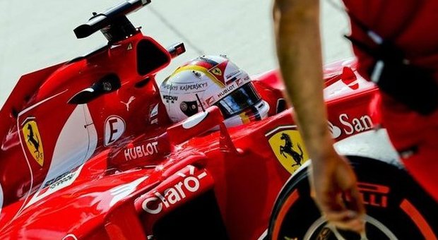 Sebastian Vettel su Ferrari
