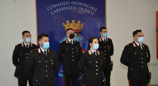 Carabinieri, periodo di tirocinio per sei nuovi marescialli nel Reatino
