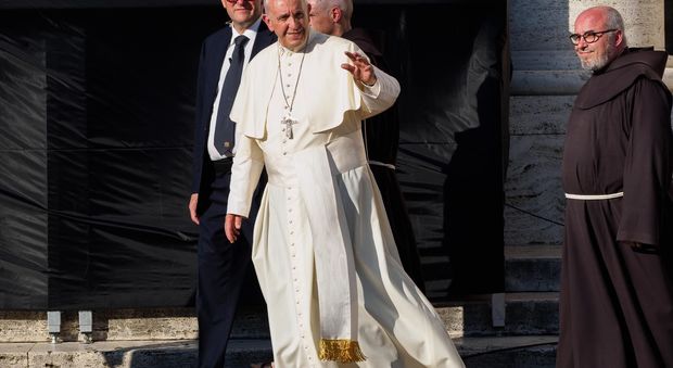 Papa Francesco alla Porziuncola il 4 agosto scorso