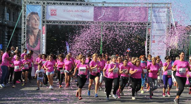 Avon Running, oltre in 5 mila al Castello per la corsa delle donne
