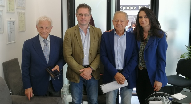 Barbirotti con gli avvocati e il deputato Borrelli