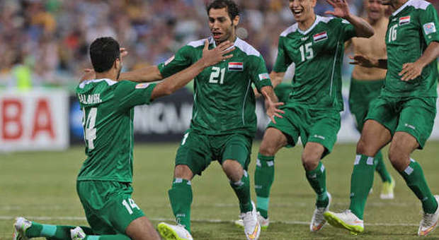 L'Iraq celebra la vittoria ai rigori sull'Iran (da www.philstar.com)