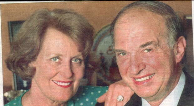 James Gobbo con la moglie Shirley