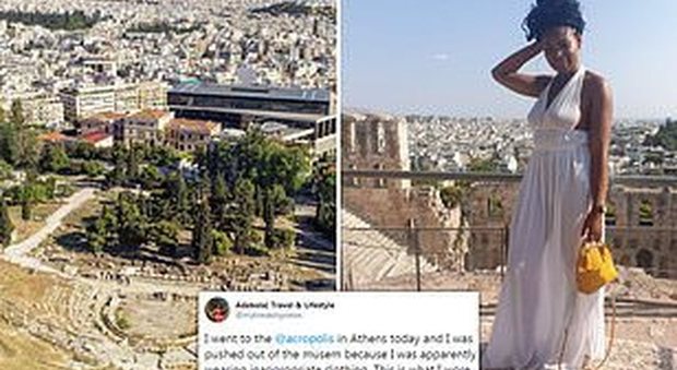 Abito troppo hot, arrestata all’Acropoli di Atene: la denuncia di una blogger