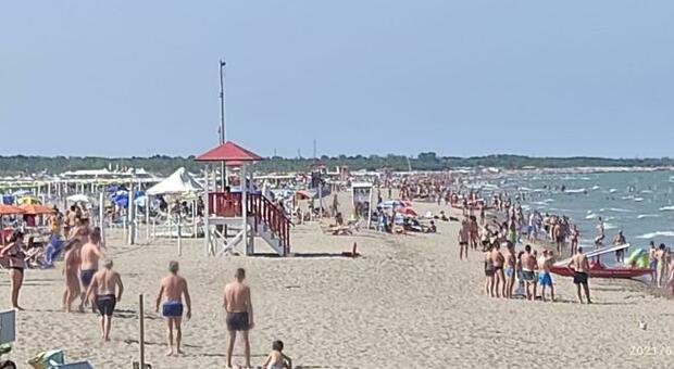 La spiaggia di Rosolina Mare