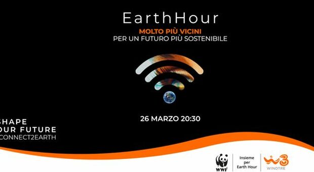 Earth Hour WWF, WINDTRE aderisce all'iniziativa